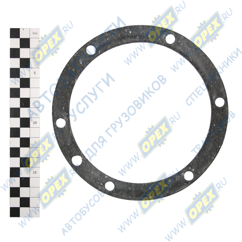 4370-3502077 Прокладка ф140х175; 7отв.ф9, маслоуловителя ступицы заднего колеса; (0,6) Techno Drive